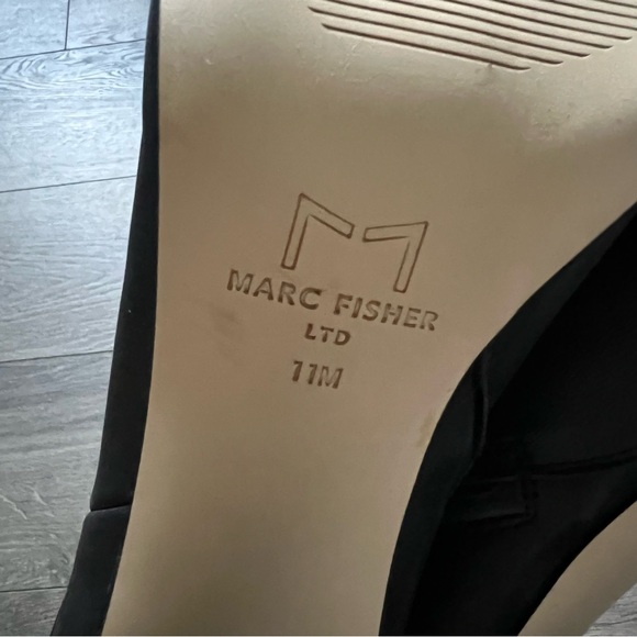 Marc Fisher Ulani Black Pointed Toe Boots NWOT - Picture 8 of 10